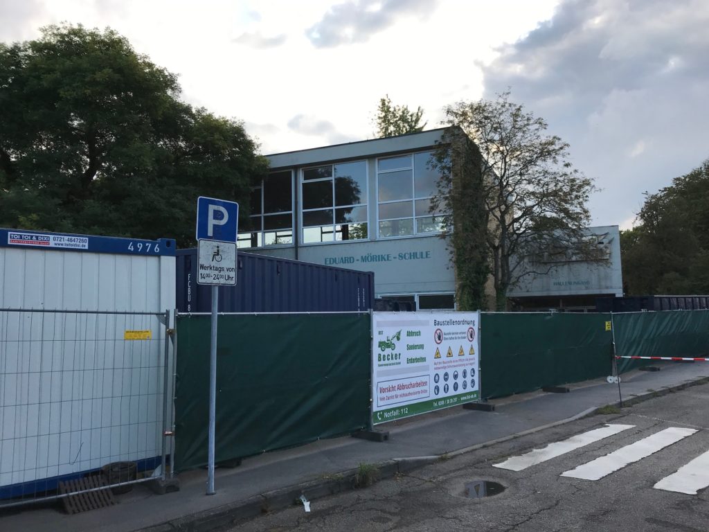 Alte Eduard-Mörike-Halle wird bald Geschichte sein Alte Eduard-Mörike-Halle wird bald Geschichte sein