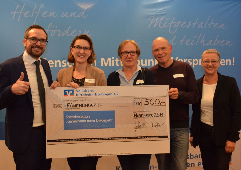 Spendenaktion “gemeinsam mehr bewegen” 2019 Spendenaktion “gemeinsam mehr bewegen” 2019